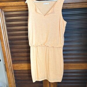Athleta Peach Sleeveless Dress
